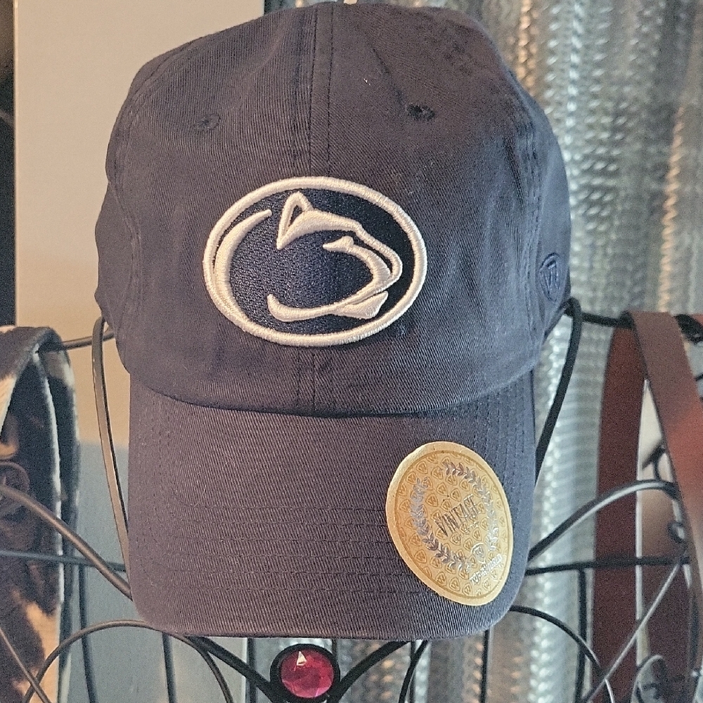 Navy Blue Baseball Cap with Embroidered Logo
